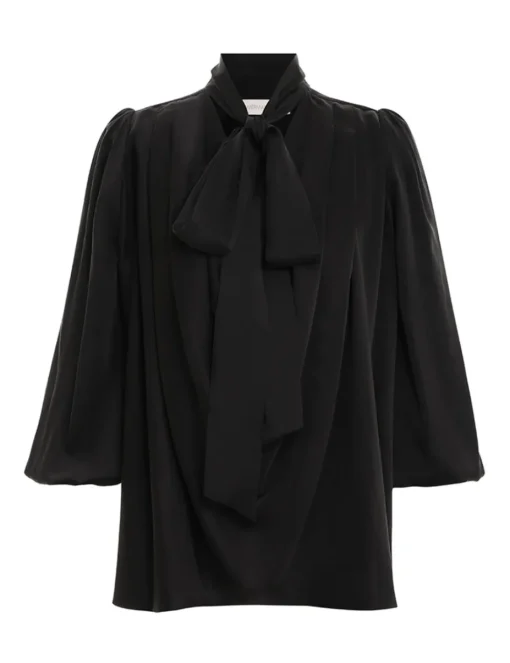 Silk Billow Blouse