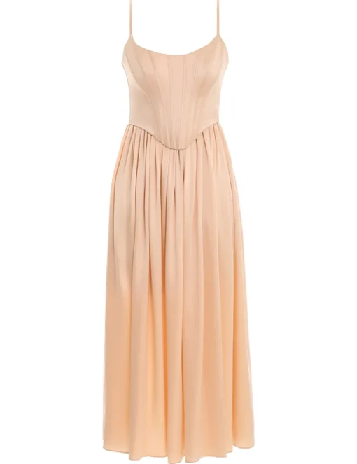 Silk Corset Dress