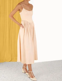 Silk Corset Dress