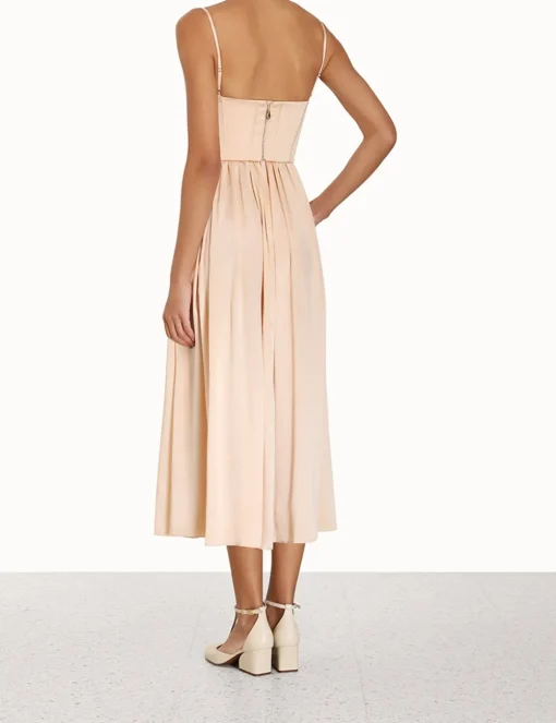 Silk Corset Dress