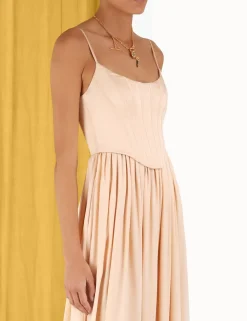 Silk Corset Dress