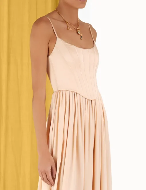Silk Corset Dress