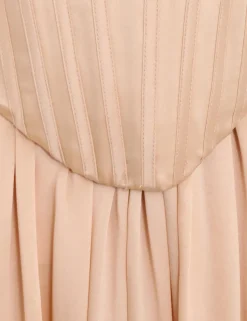 Silk Corset Dress