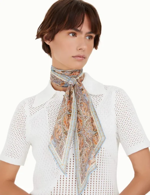 Silk Cotton Neck Scarf