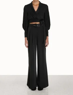 Silk Tuck Pant
