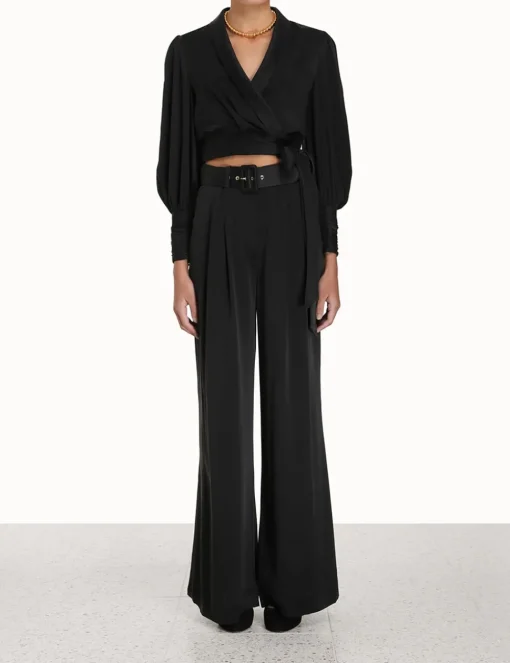Silk Tuck Pant