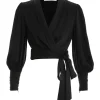 Silk Wrap Top