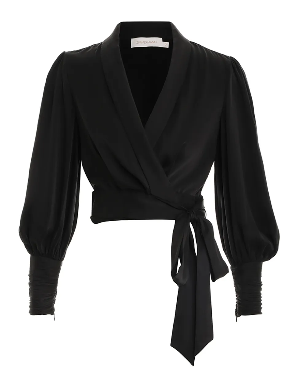 Silk Wrap Top