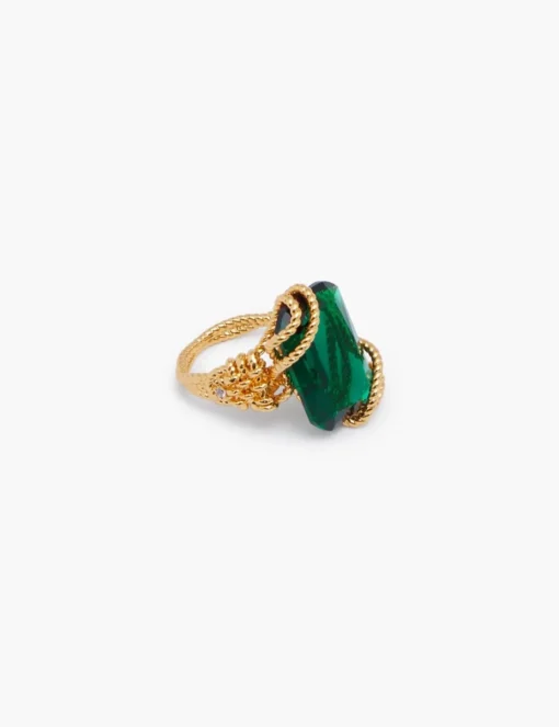 Tangled Rope Cocktail Ring