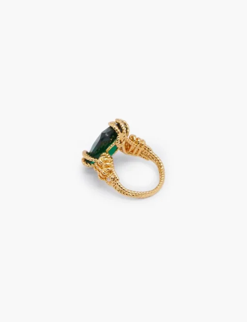 Tangled Rope Cocktail Ring