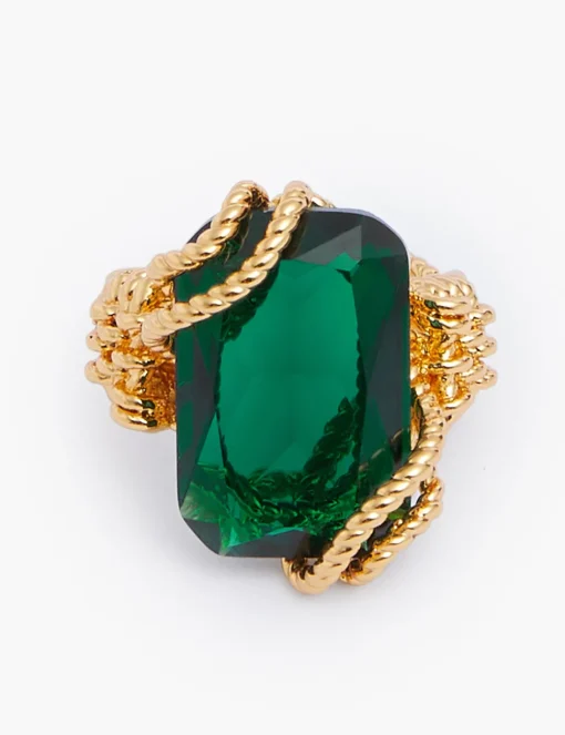 Tangled Rope Cocktail Ring