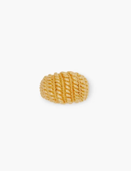 Twisted Rope Dome Ring