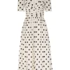 V Neck Midi Dress