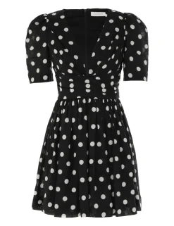V Neck Mini Dress