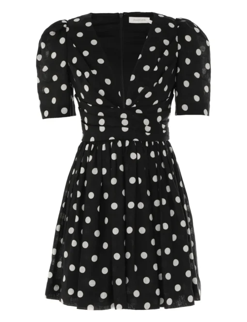 V Neck Mini Dress