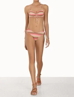 Vacay Lurex Ruched Side Bikini