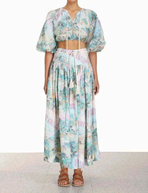 Vacay Midi Skirt