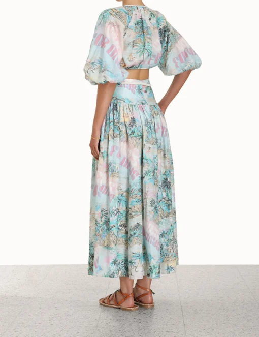 Vacay Midi Skirt