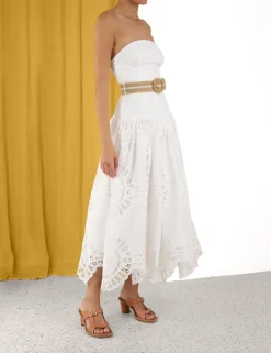 Vacay Strapless Midi Dress