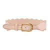 Wave Leather Waist Belt