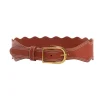 Wave Leather Waist Belt