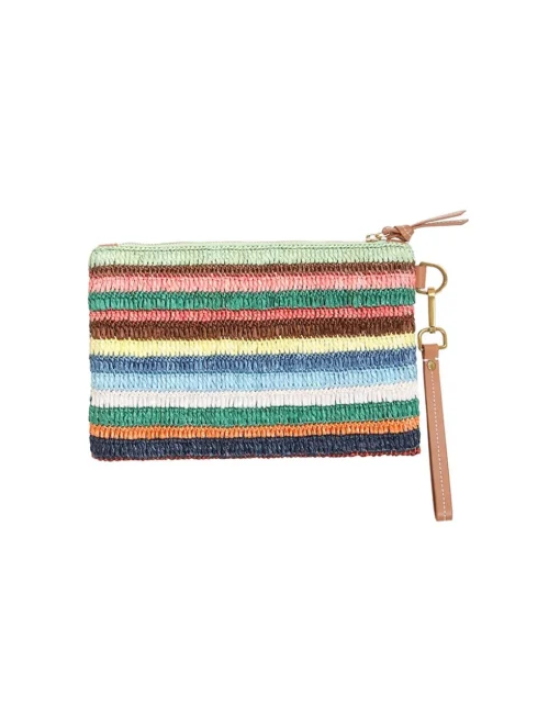 Woven Stripe Pouch